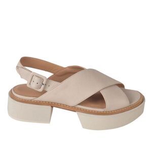 Paloma Barceló Jacui beige platform sandals 36